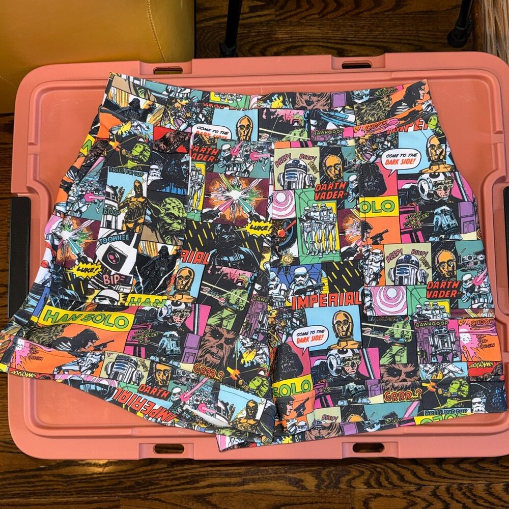 Blackmilk x Star Wars Montage Cuffed Shorts M EUC